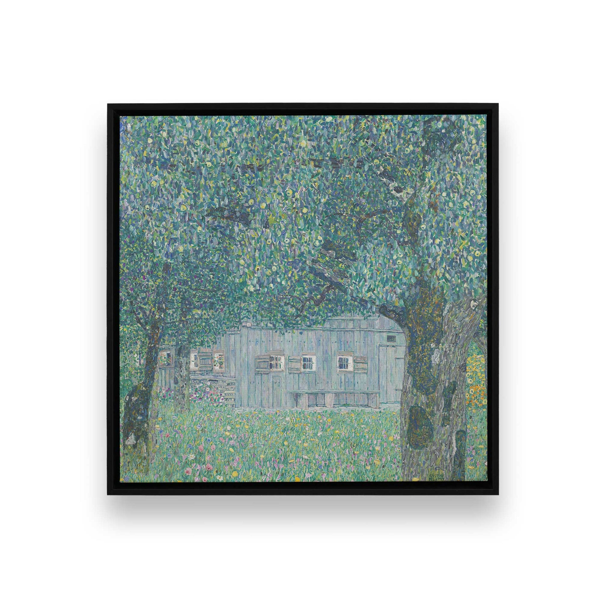 [Color:Satin Black], Picture of art in a Satin Black frame