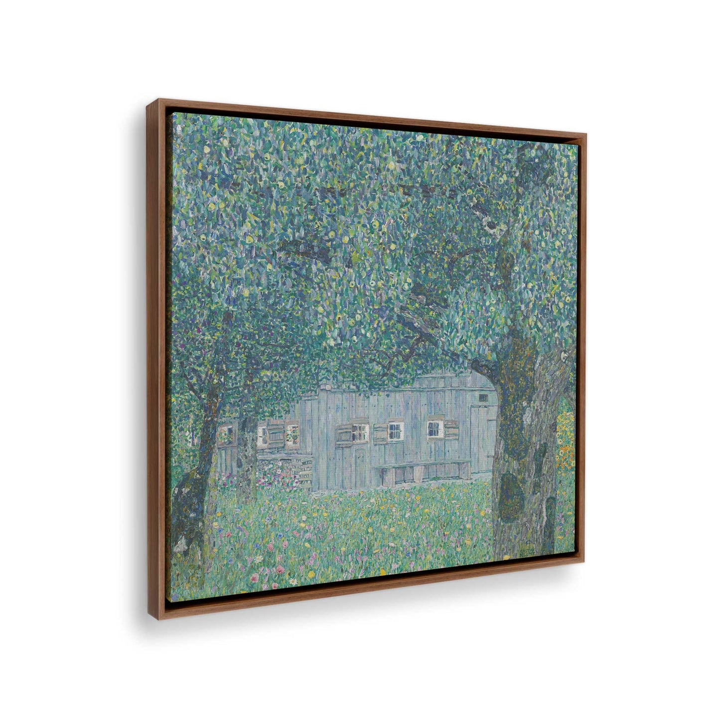 [Color:Walnut], Picture of the corner of the art