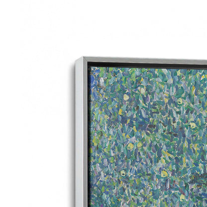 [Color:Polished Chrome], Picture of art in a Polished Chrome frame at an angle