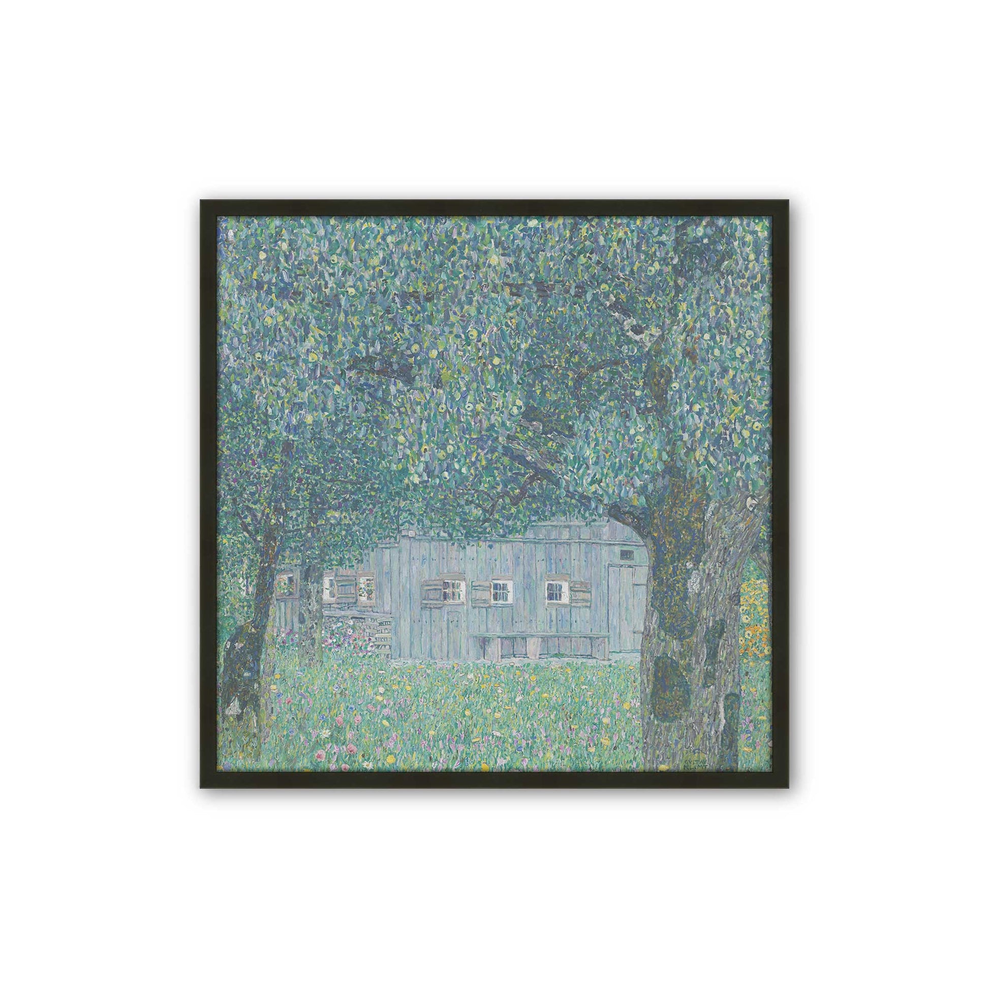 [Color:Satin Black], Picture of art in a Satin Black frame
