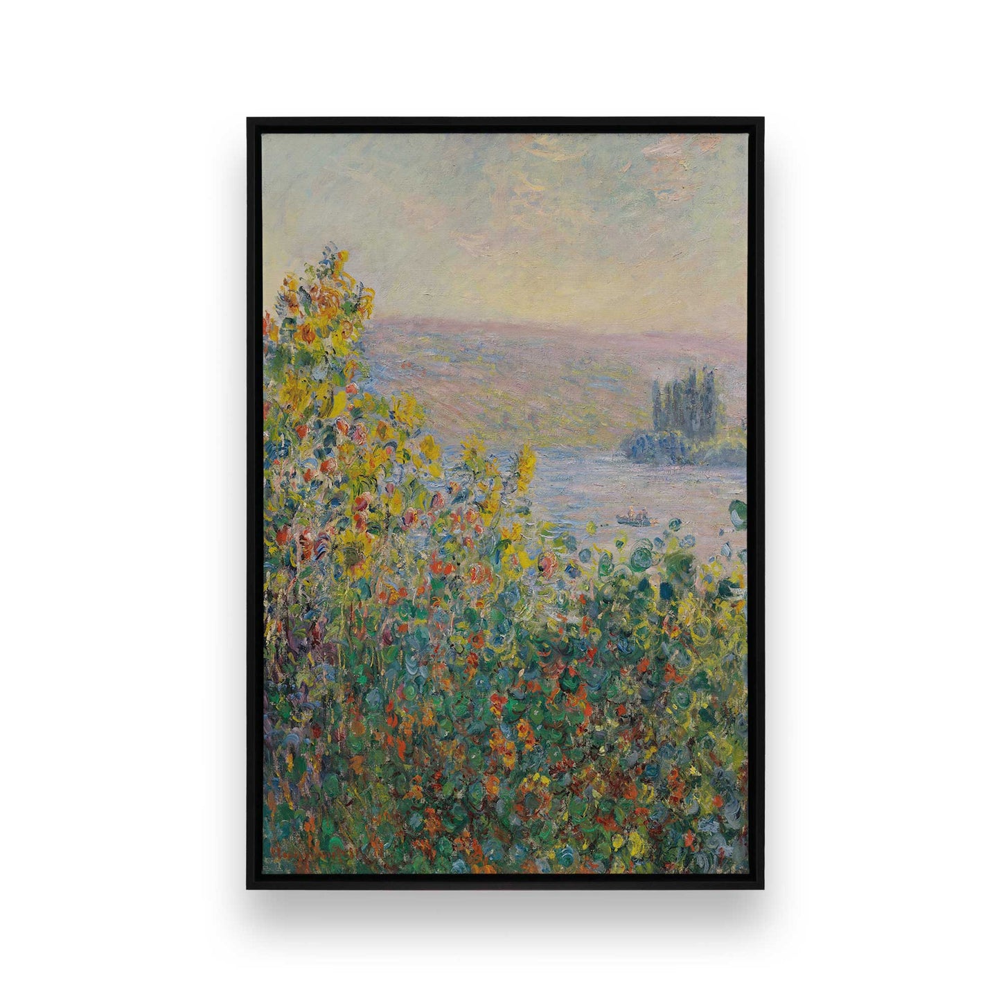 [Color:Satin Black], Picture of art in a Satin Black frame