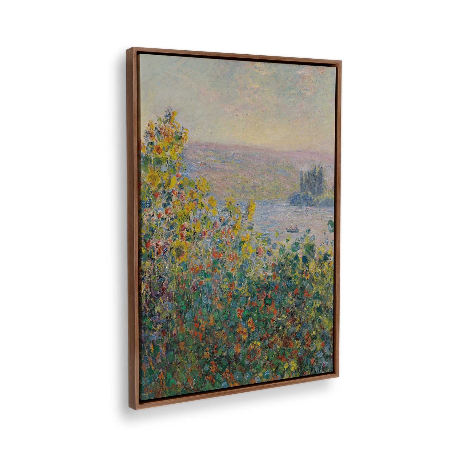 [Color:Walnut], Picture of the corner of the art