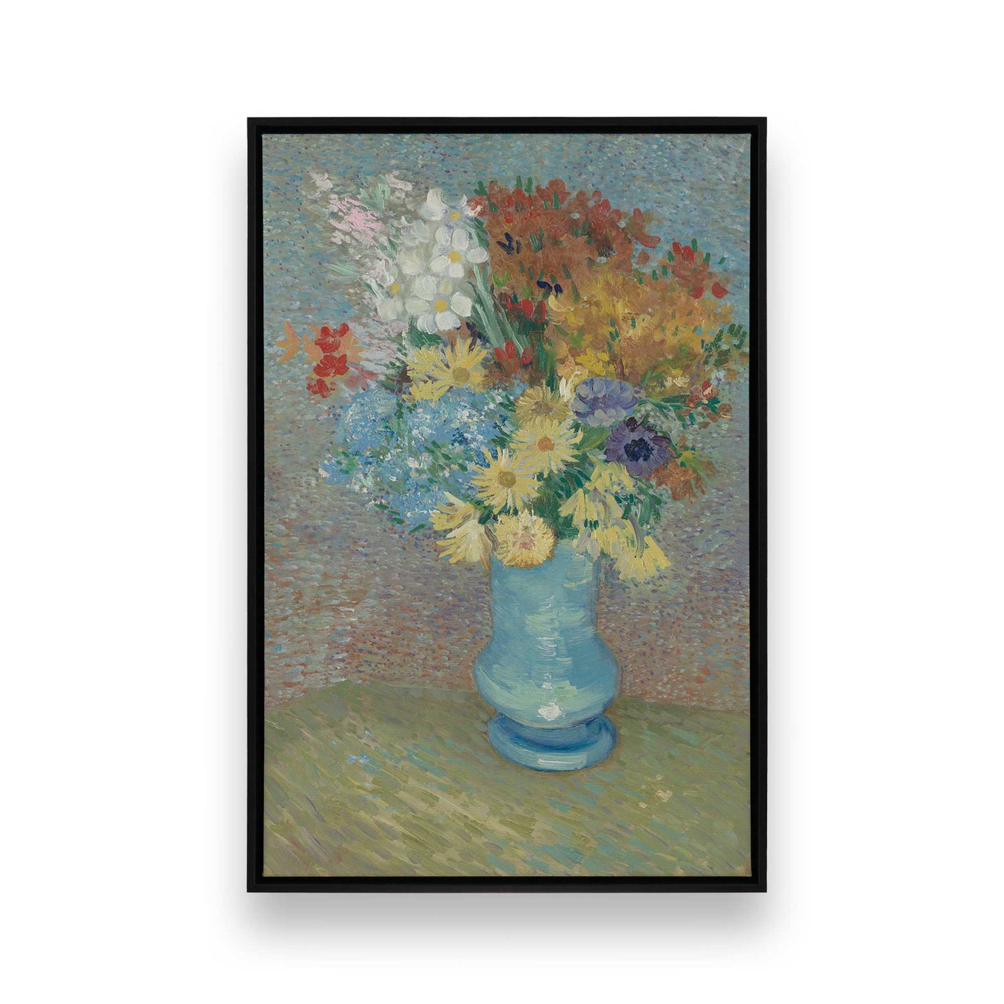 [Color:Satin Black], Picture of art in a Satin Black frame