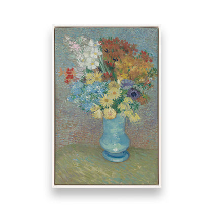 [Color:Opaque White], Picture of art in a White frame