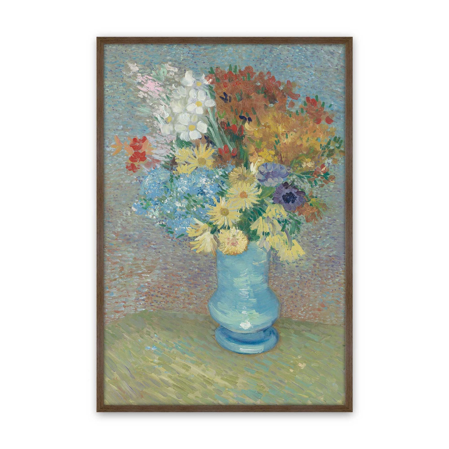 [Color:Walnut], Picture of art in a Walnut frame