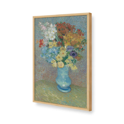 [Color:American Maple], Picture of art in a American Maple frame of the corner