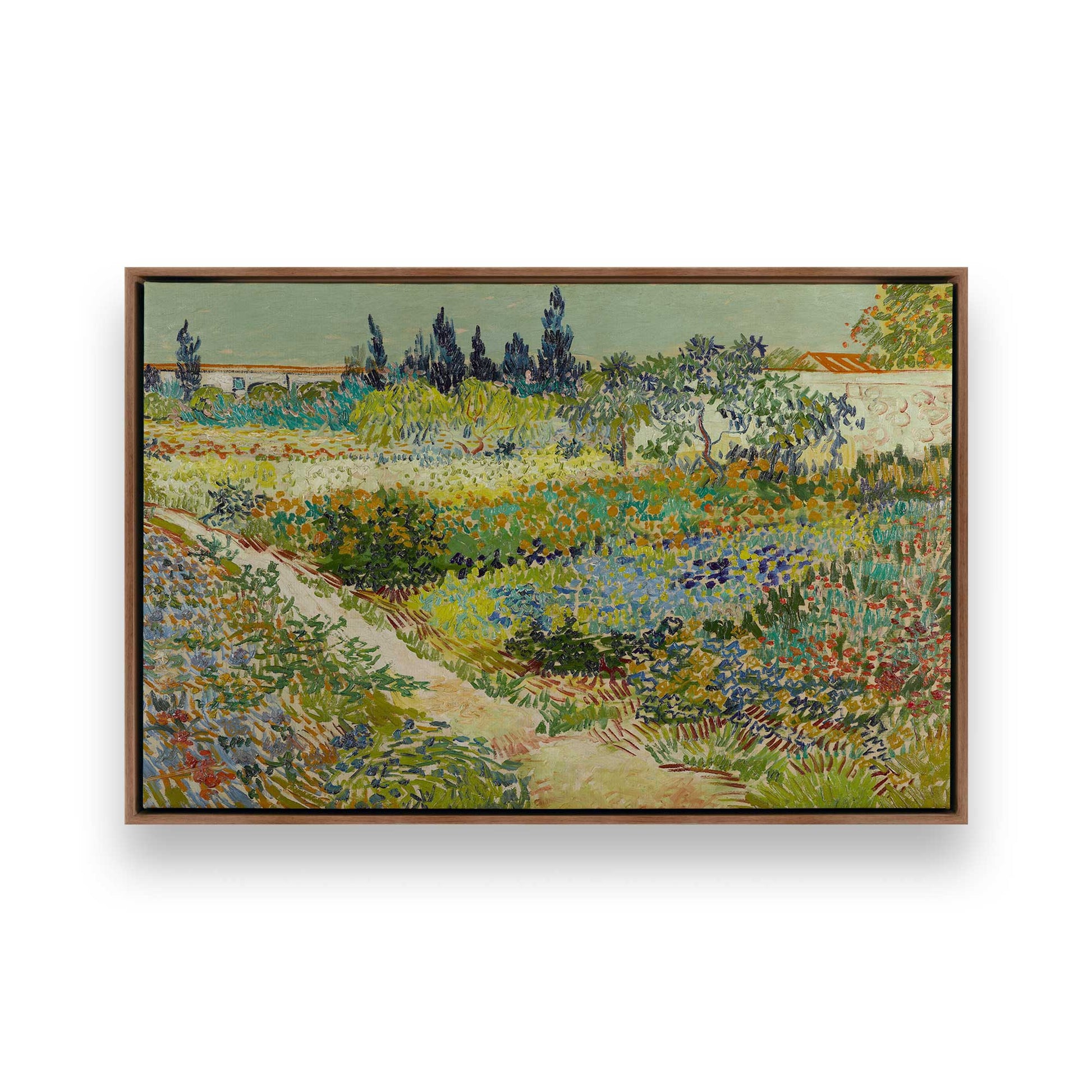 [Color:Walnut], Picture of art in a Walnut frame