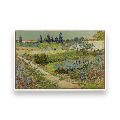 [Color:Opaque White], Picture of art in a White frame