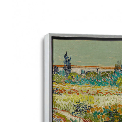 [Color:Polished Chrome], Picture of art in a Polished Chrome frame at an angle