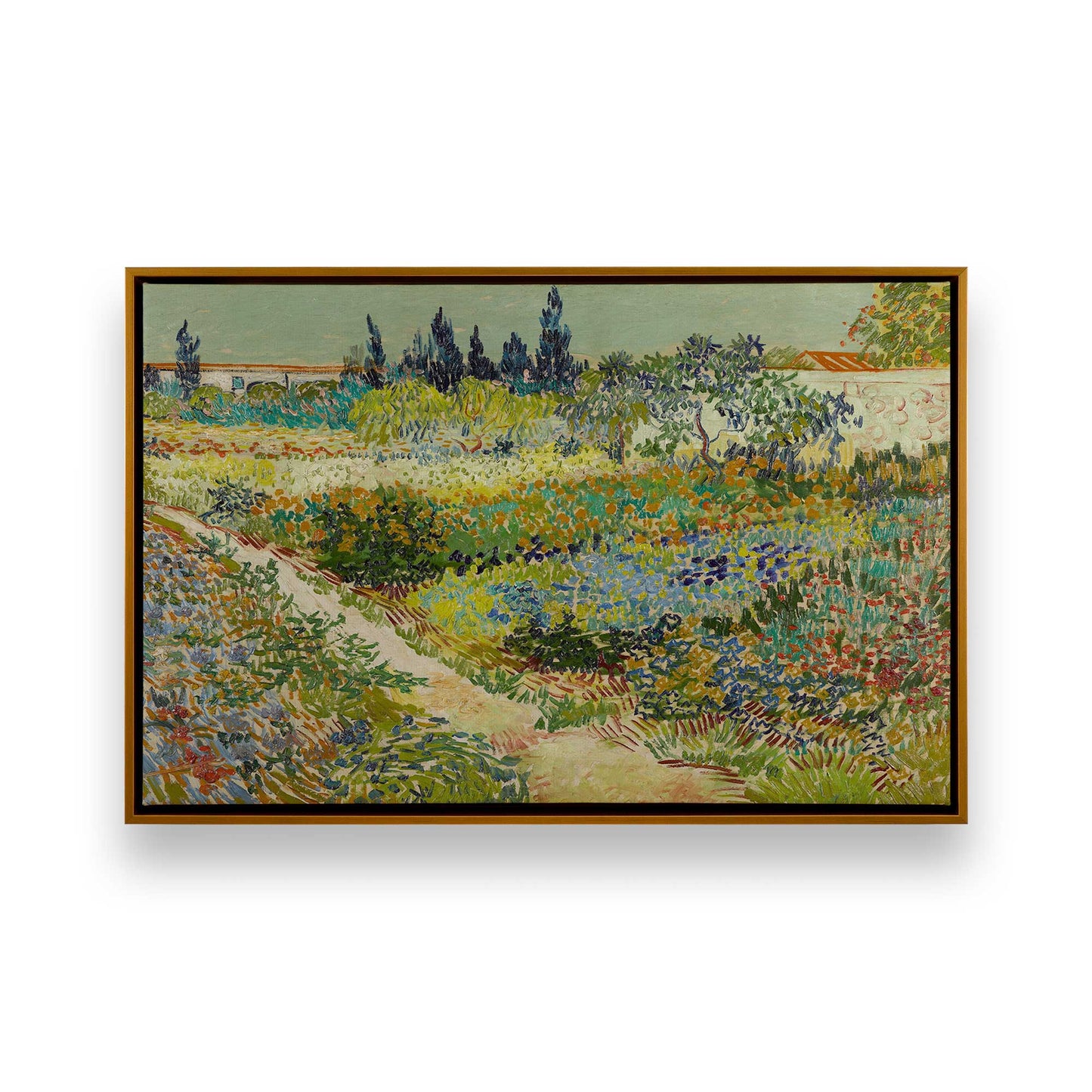 [Color:Polished Gold], Picture of art in a Polished Gold frame