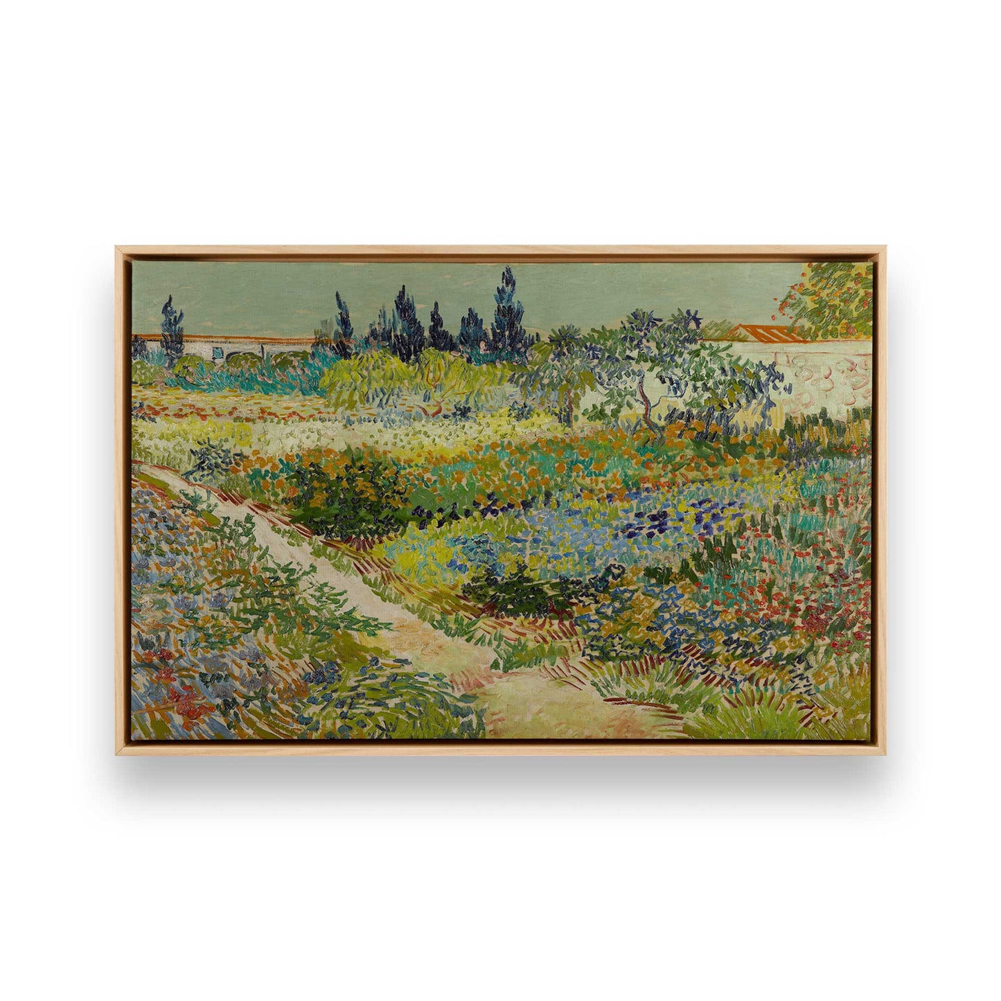 [Color:American Maple], Picture of art in a American Maple frame