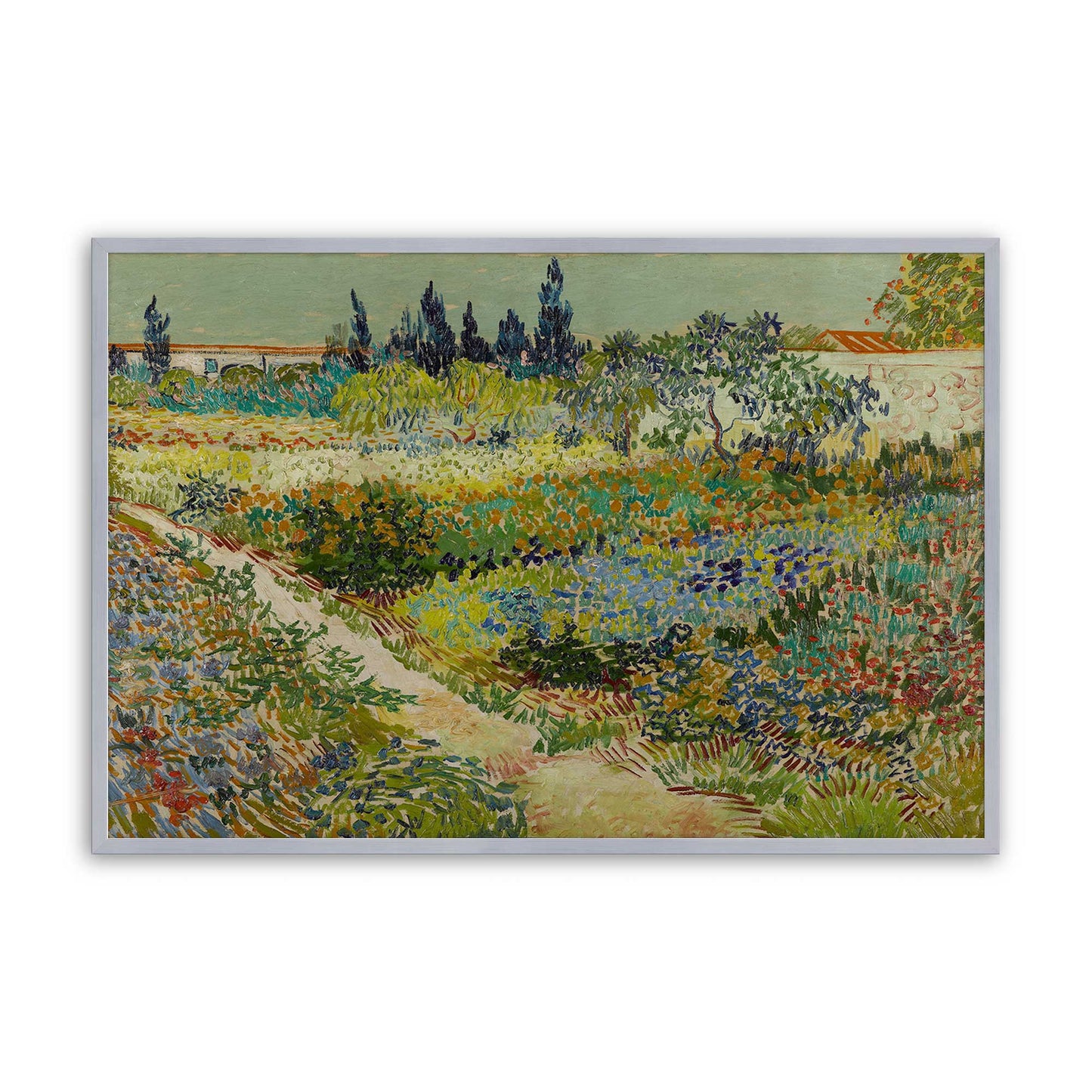 [Color:Polished Chrome], Picture of art in a Polished Chrome frame