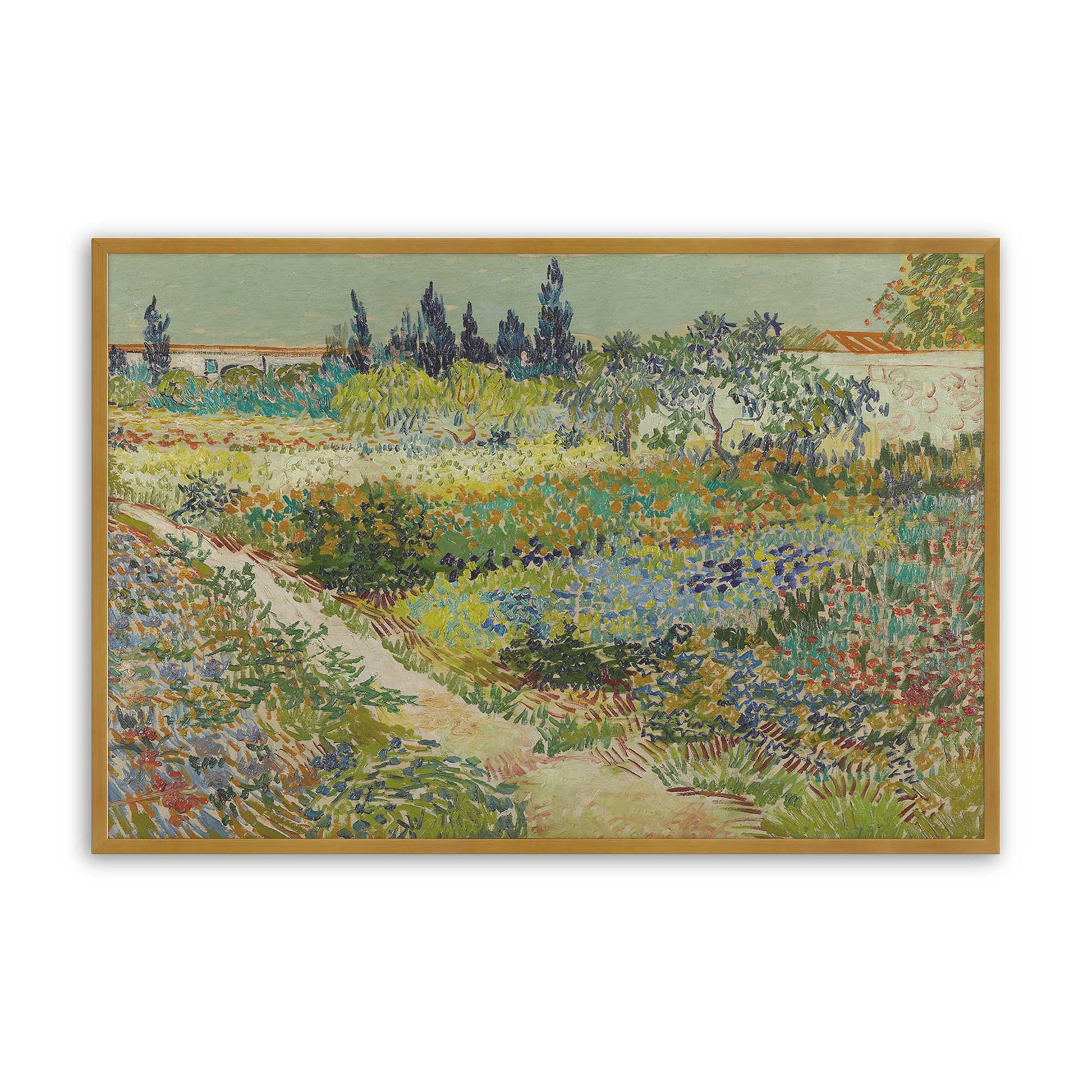 [Color:Polished Gold], Picture of art in a Polished Gold frame
