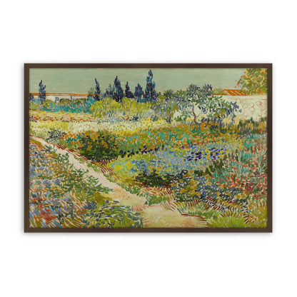 [Color:Brown], Picture of art in a Brown frame