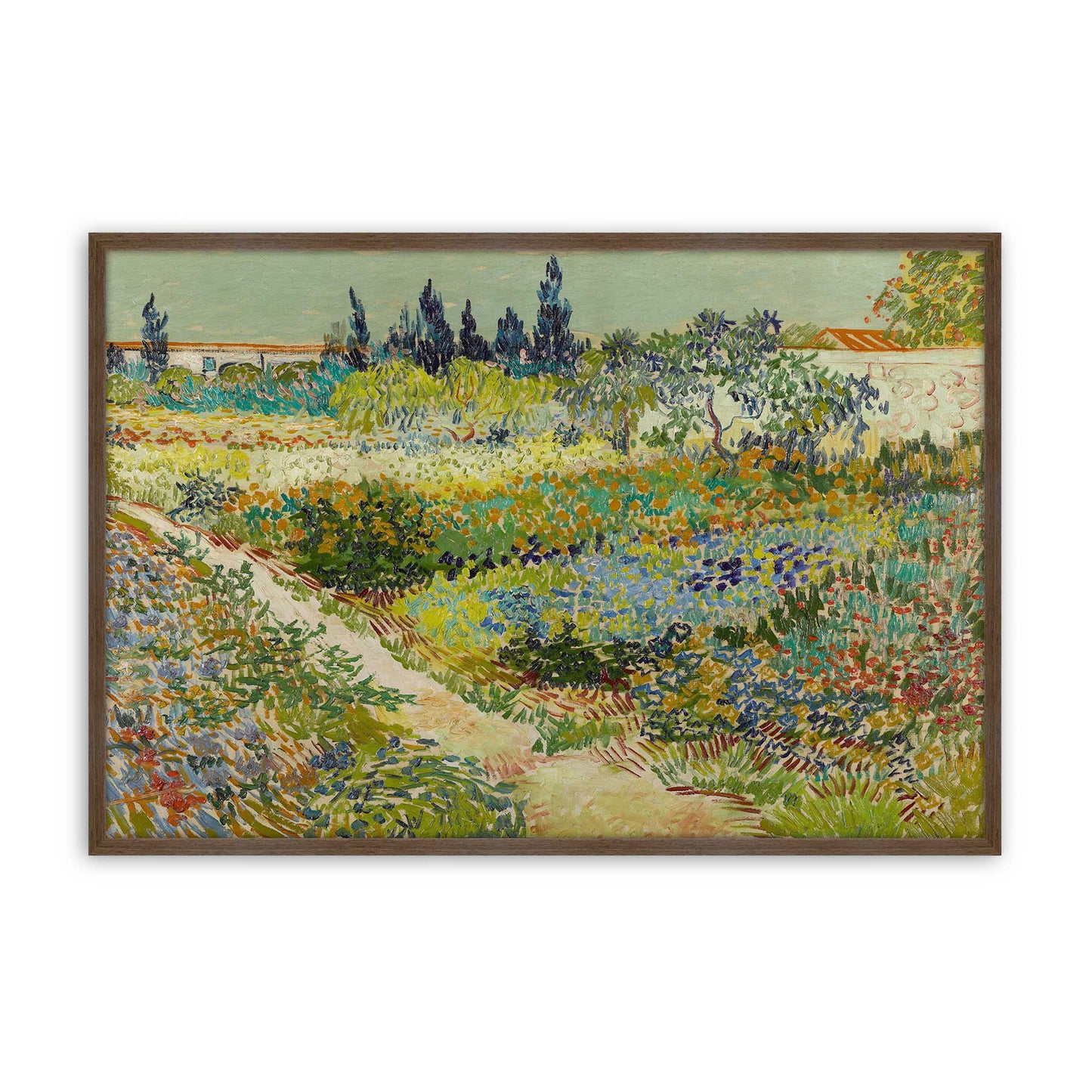 [Color:Walnut], Picture of art in a Walnut frame