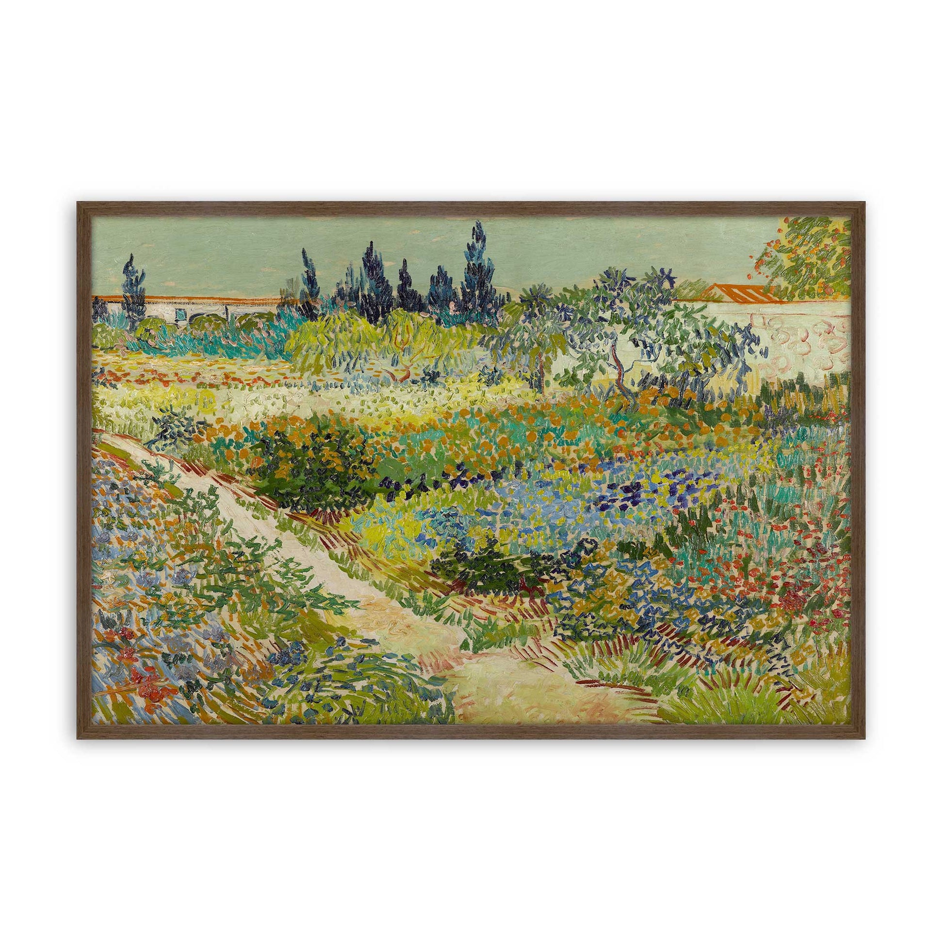 [Color:Walnut], Picture of art in a Walnut frame