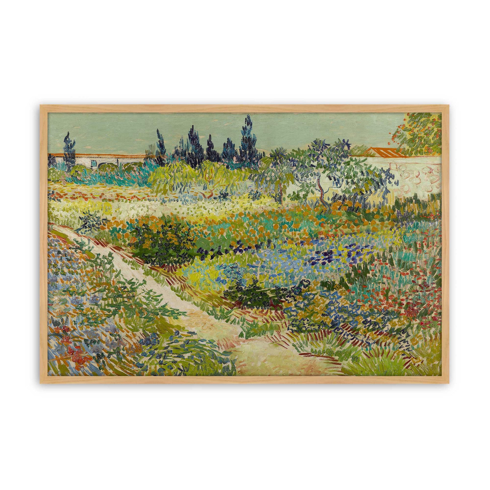 [Color:American Maple], Picture of art in a American Maple frame