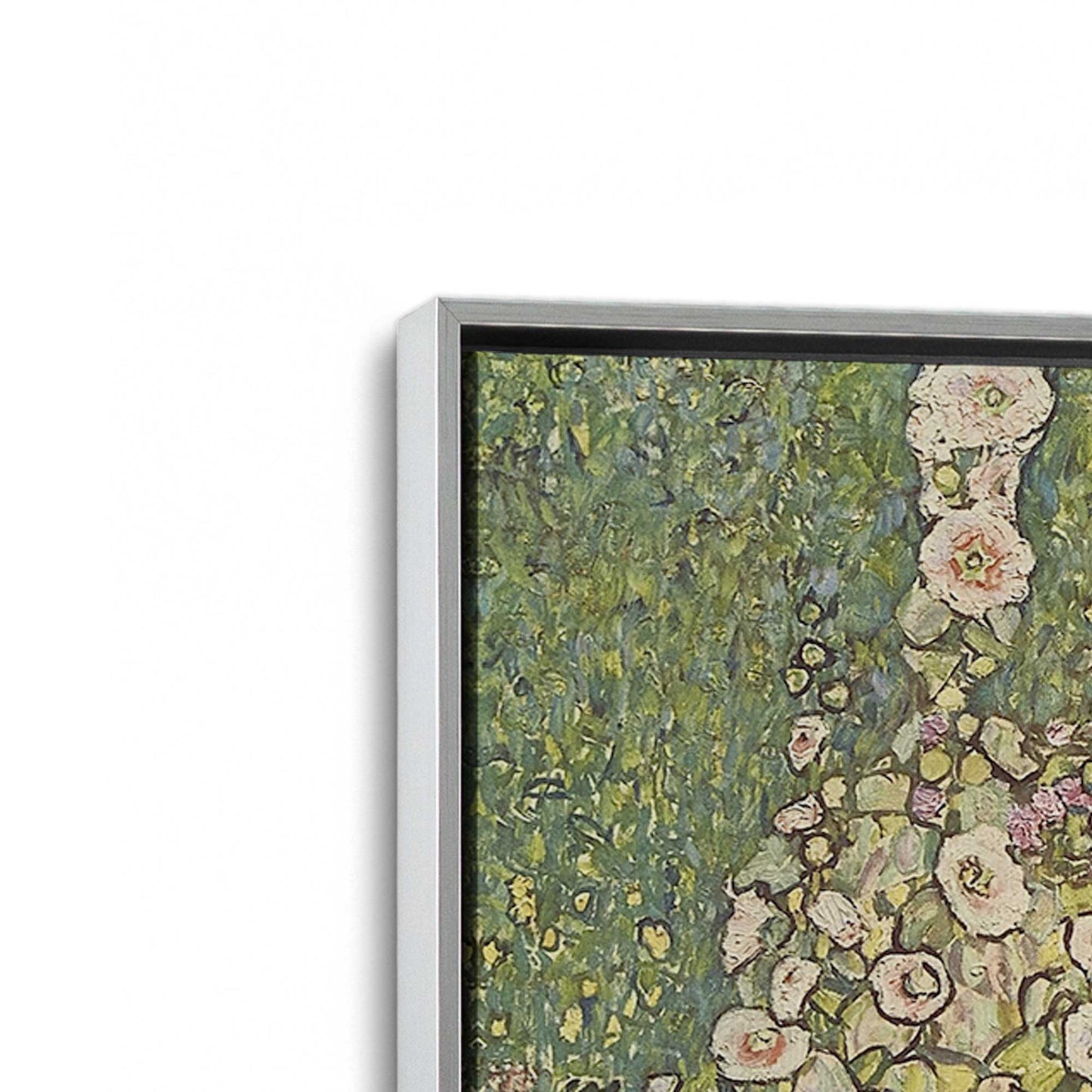 [Color:Polished Chrome], Picture of art in a Polished Chrome frame at an angle