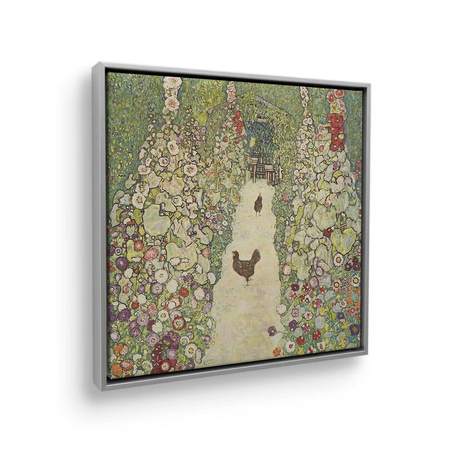 [Color:Polished Chrome], Picture of the corner of the art