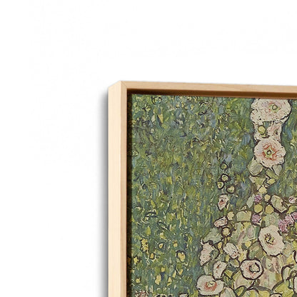 [Color:American Maple], Picture of art in a American Maple frame at an angle