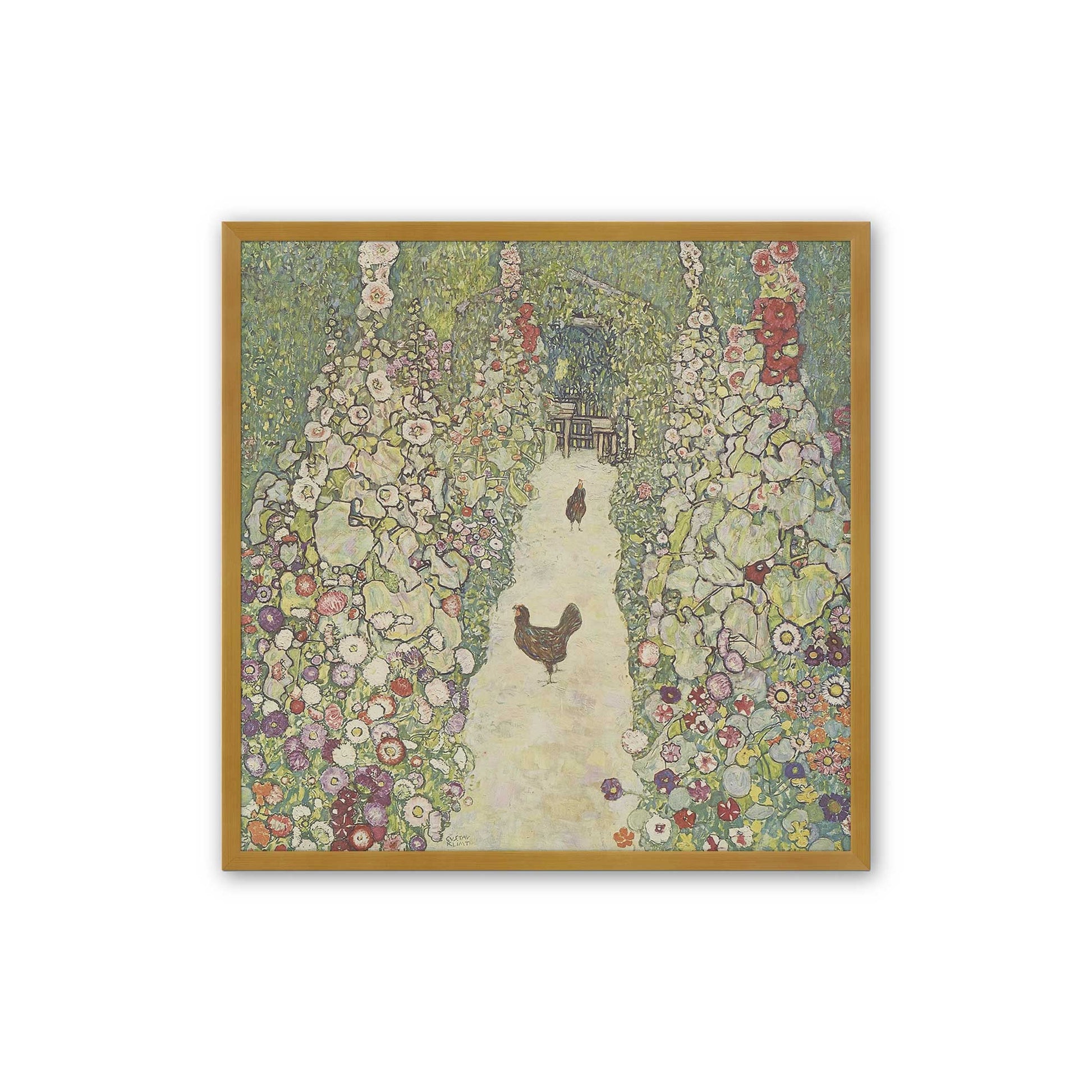 [Color:Polished Gold], Picture of art in a Polished Gold frame