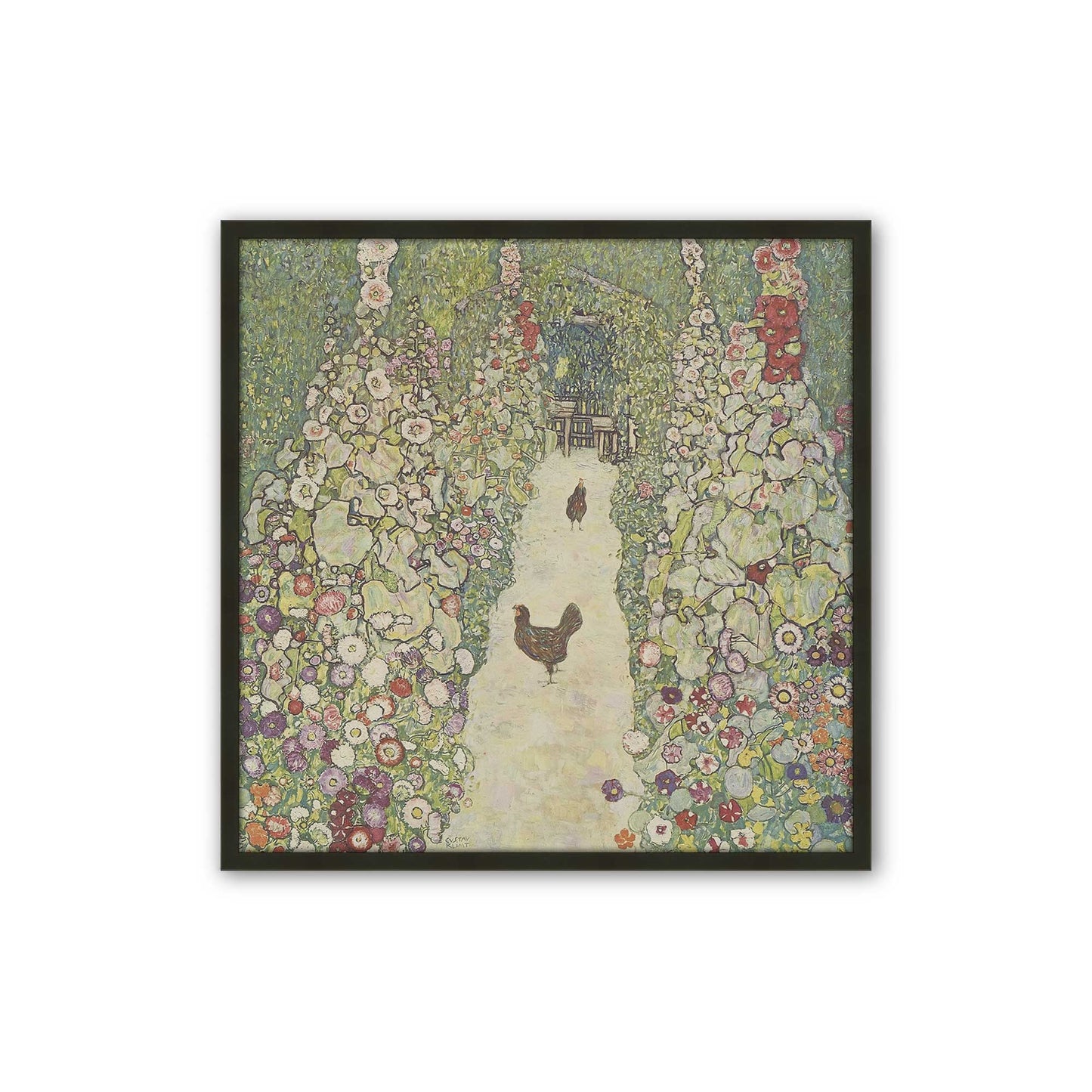 [Color:Satin Black], Picture of art in a Satin Black frame