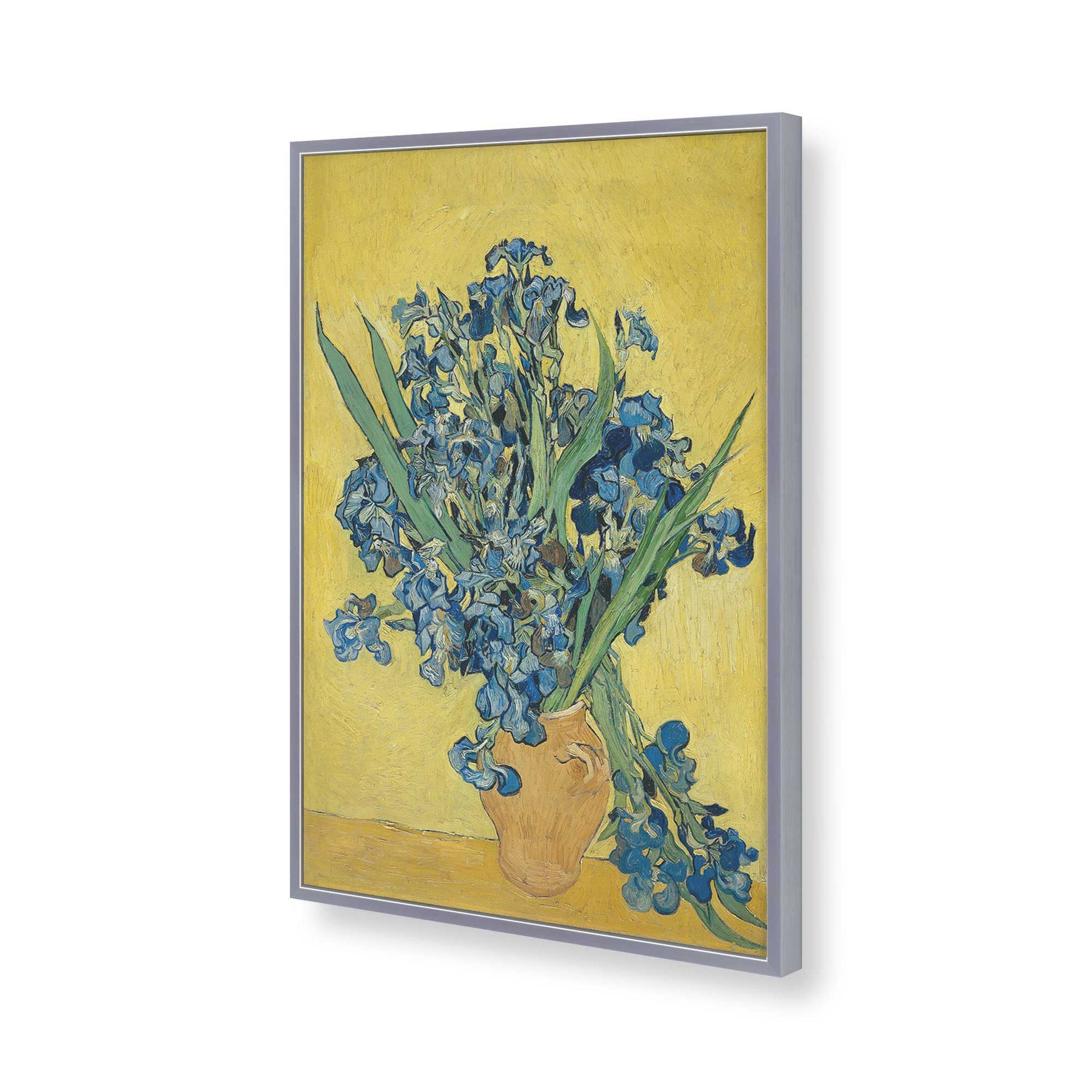 [Color:Polished Chrome], Picture of art in a Polished Chrome frame of the corner