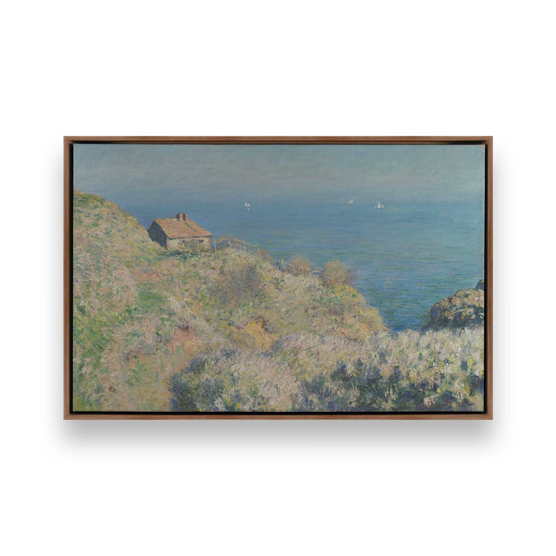 [Color:Walnut], Picture of art in a Walnut frame