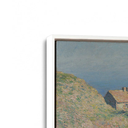 [Color:Opaque White], Picture of art in a White frame at an angle