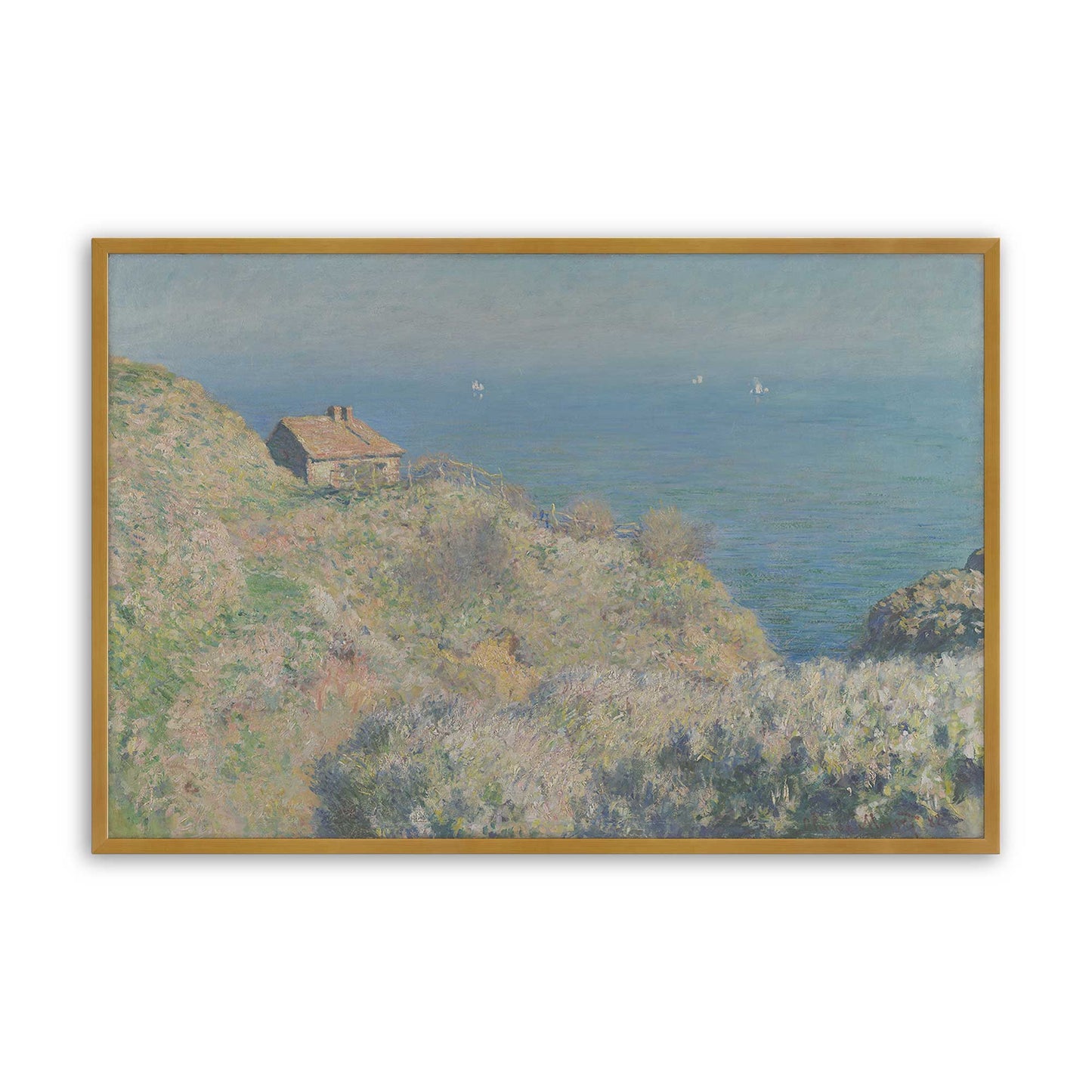 [Color:Polished Gold], Picture of art in a Polished Gold frame