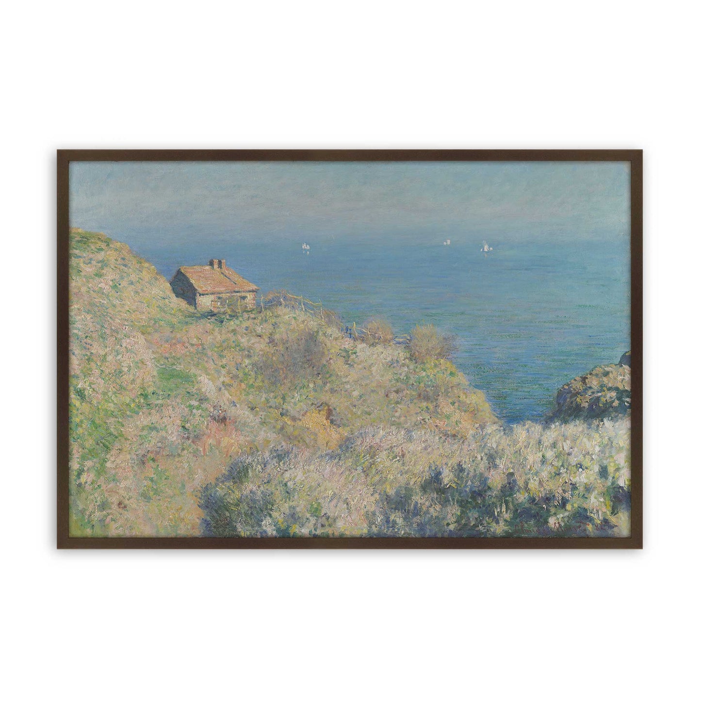 [Color:Belvinder Brown], Picture of art in a Belvinder Brown frame