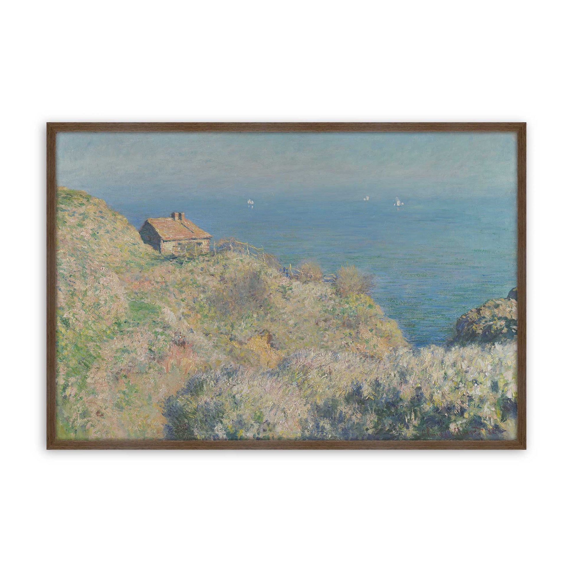 [Color:Walnut], Picture of art in a Walnut frame