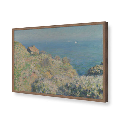 [Color:Walnut], Picture of art in a Walnut frame of the corner