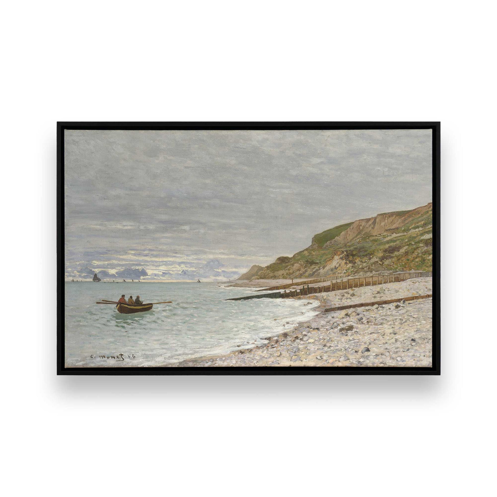 [Color:Satin Black], Picture of art in a Satin Black frame
