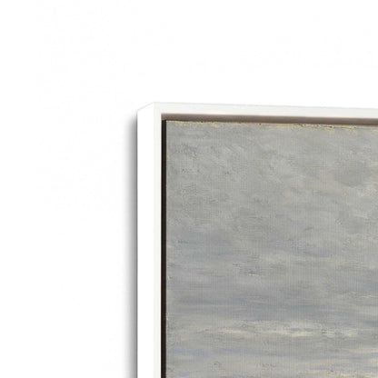 [Color:Opaque White], Picture of art in a White frame at an angle