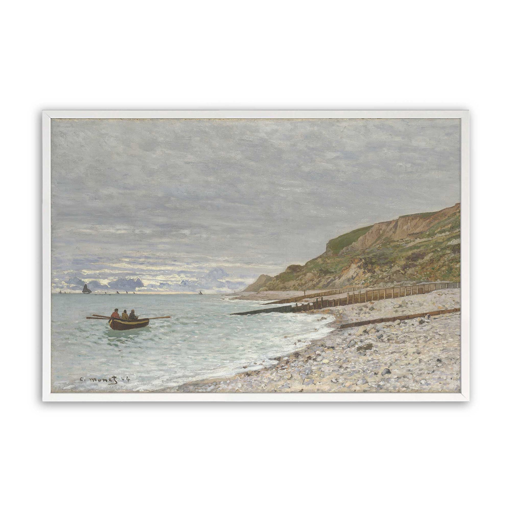 [Color:Opaque White], Picture of art in a Opaque White frame