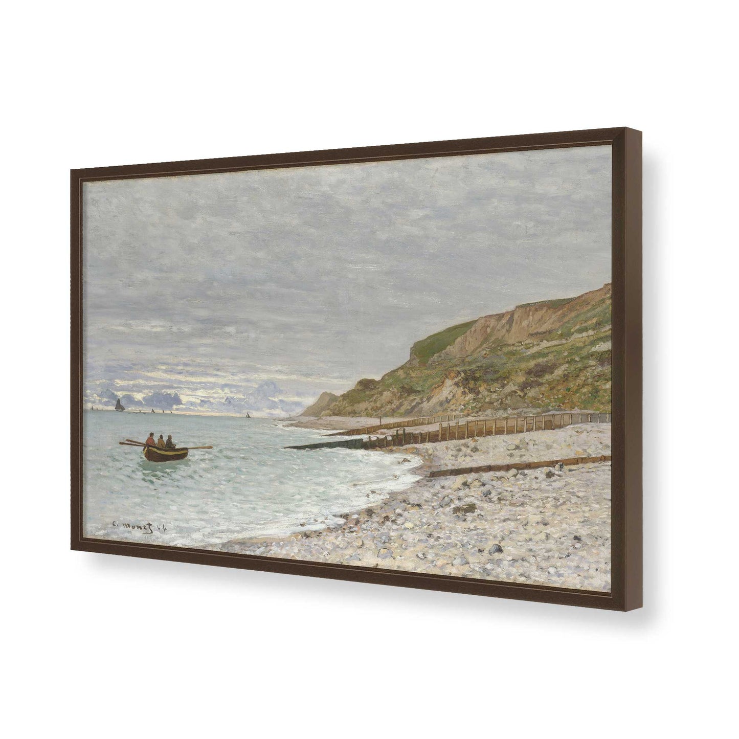 [Color:Belvinder Brown], Picture of art in a Belvinder Brown frame of the corner