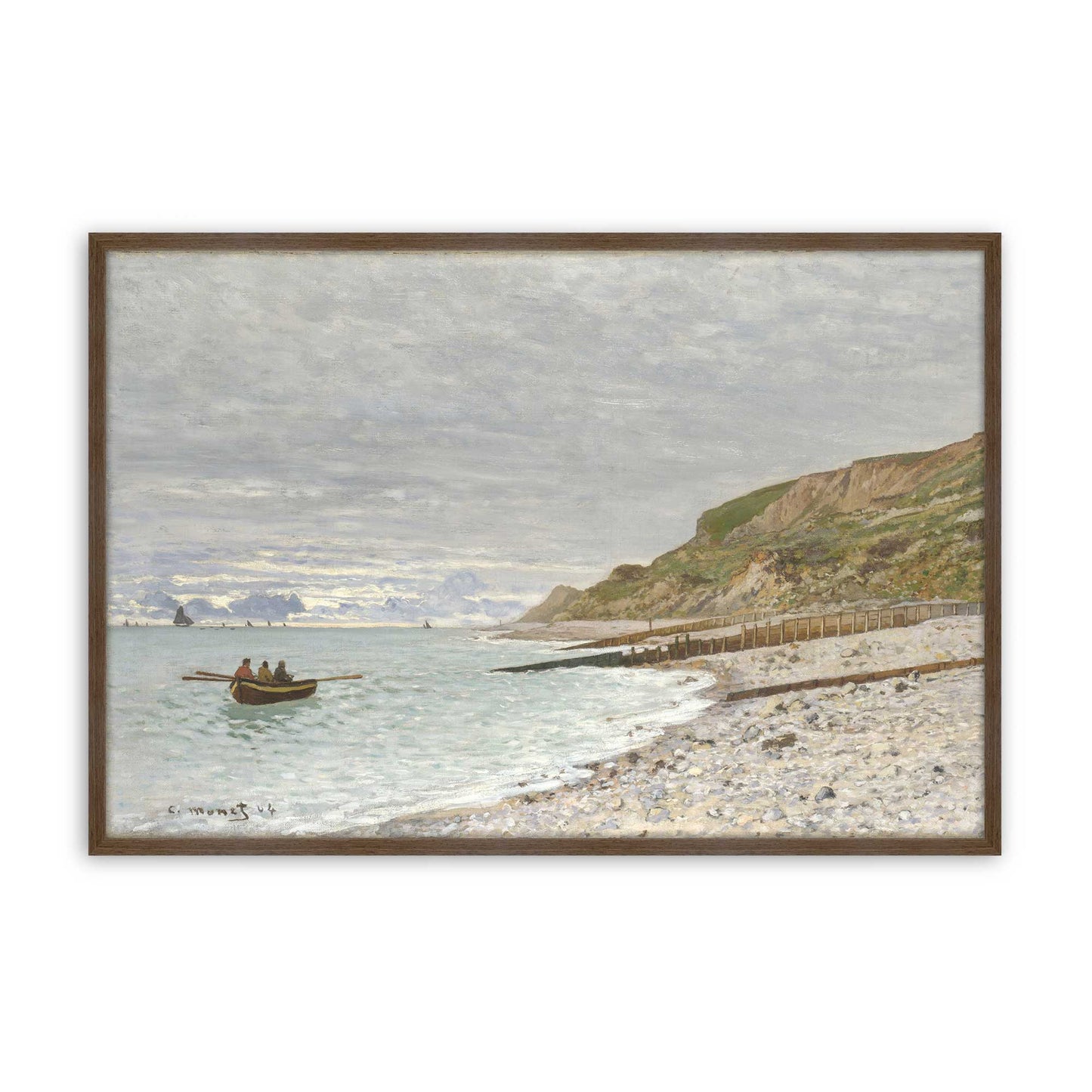 [Color:Walnut], Picture of art in a Walnut frame