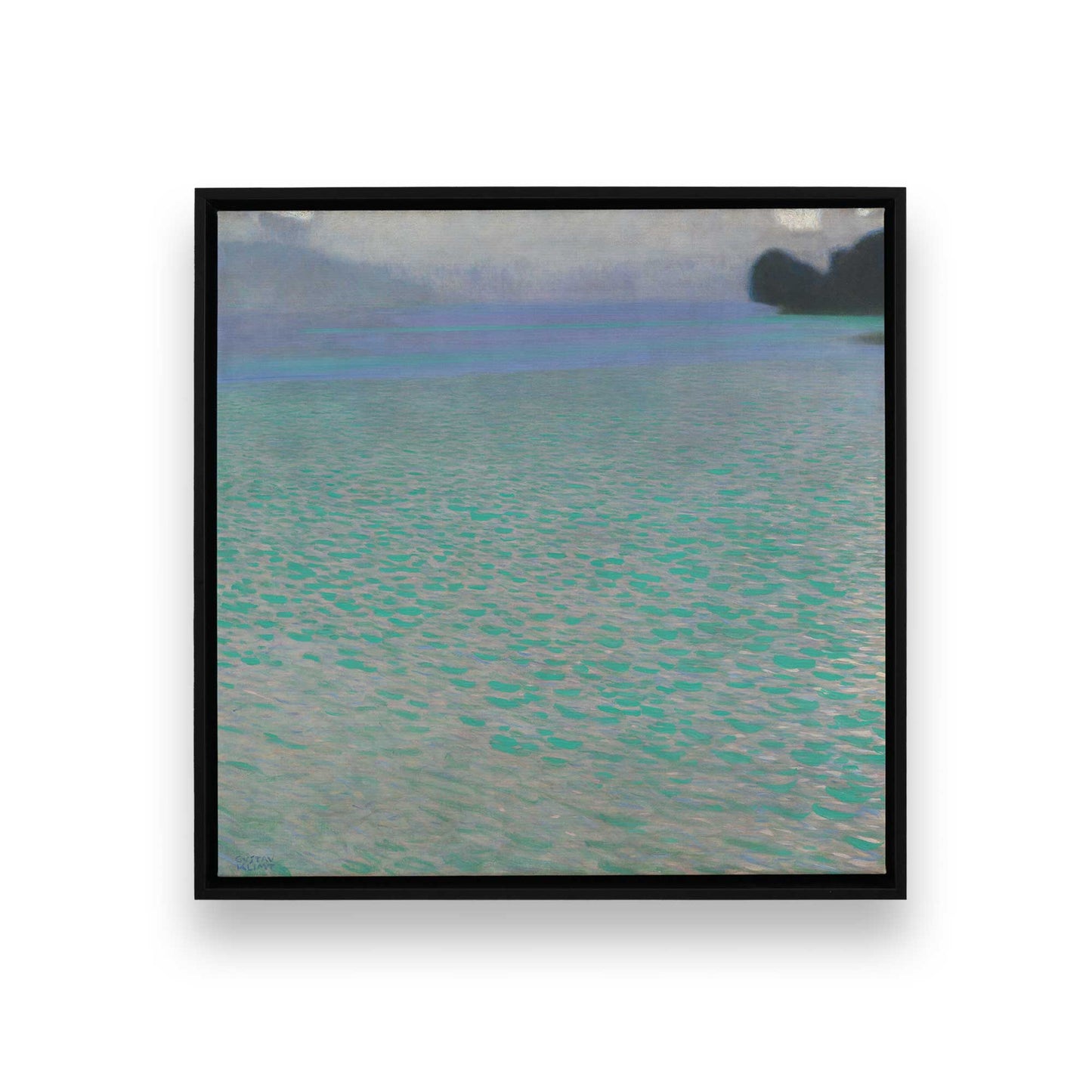 [Color:Satin Black], Picture of art in a Satin Black frame