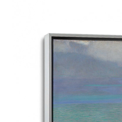 [Color:Polished Chrome], Picture of art in a Polished Chrome frame at an angle