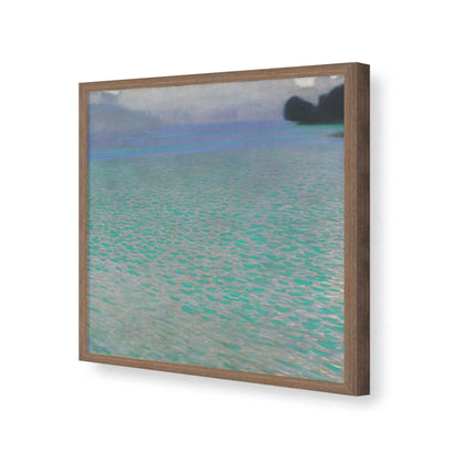 [Color:Walnut], Picture of art in a Walnut frame of the corner