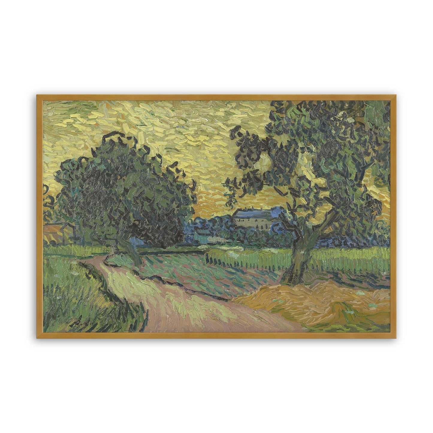 [Color:Polished Gold], Picture of art in a Polished Gold frame