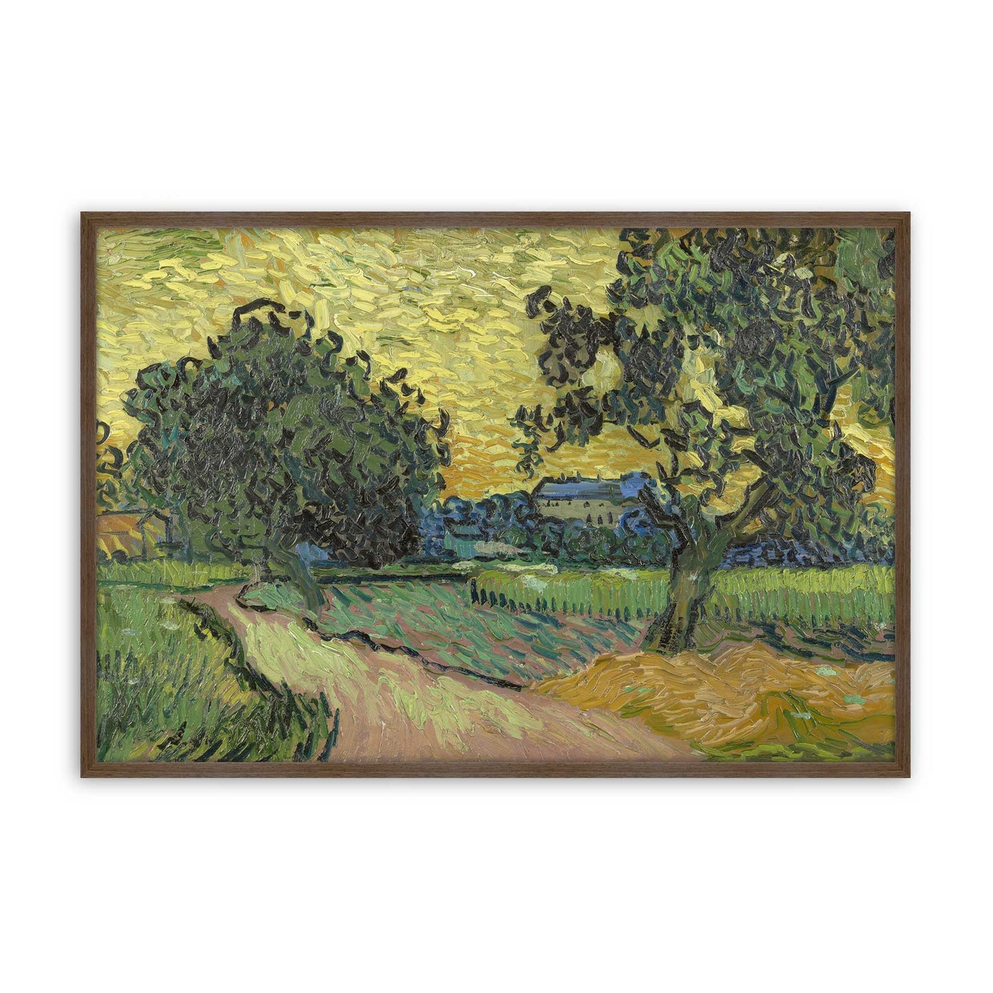 [Color:Walnut], Picture of art in a Walnut frame