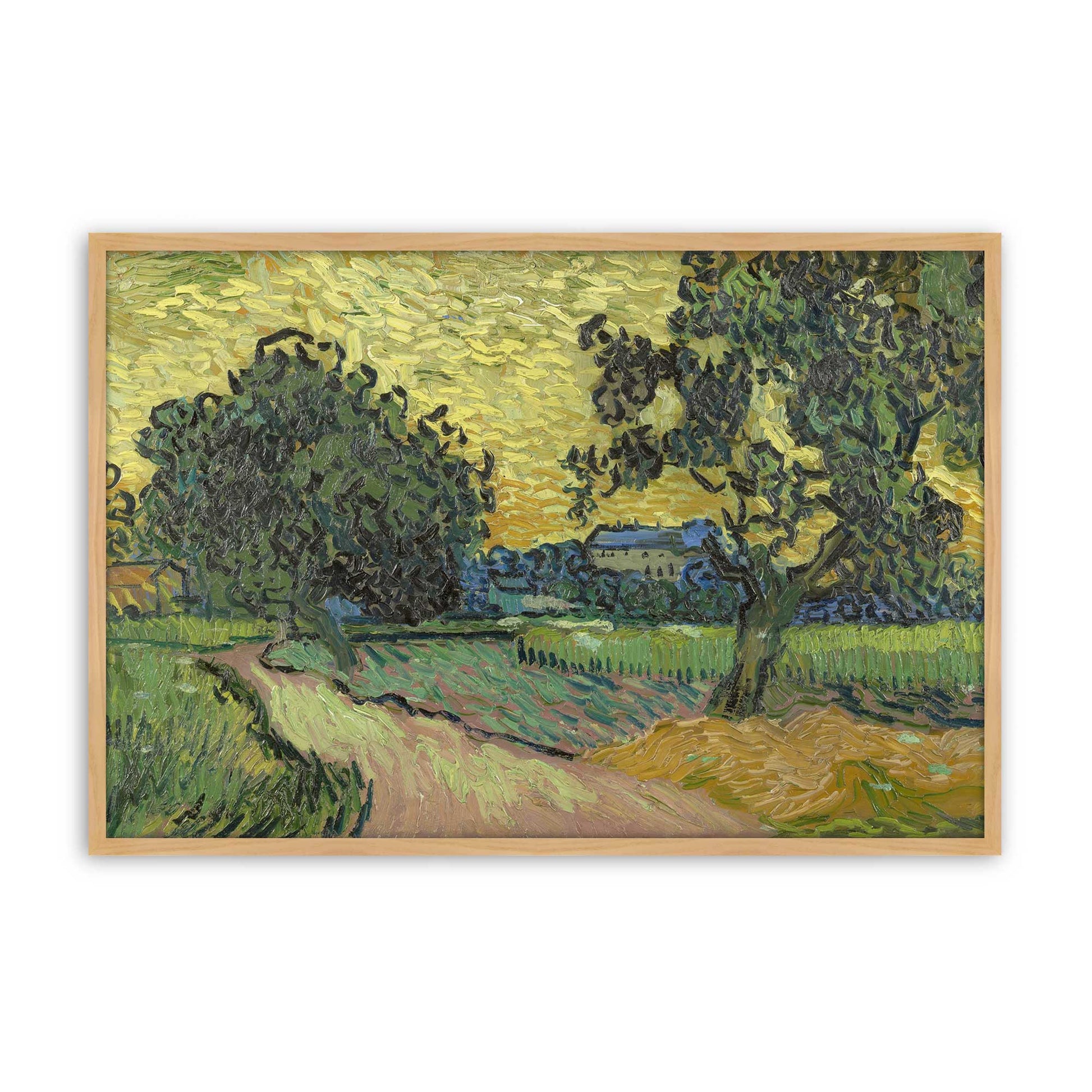 [Color:American Maple], Picture of art in a American Maple frame