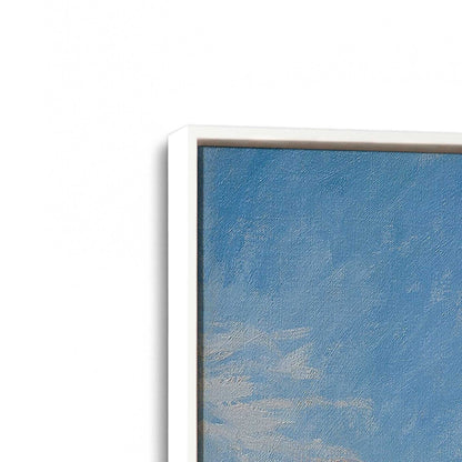[Color:Opaque White], Picture of art in a White frame at an angle