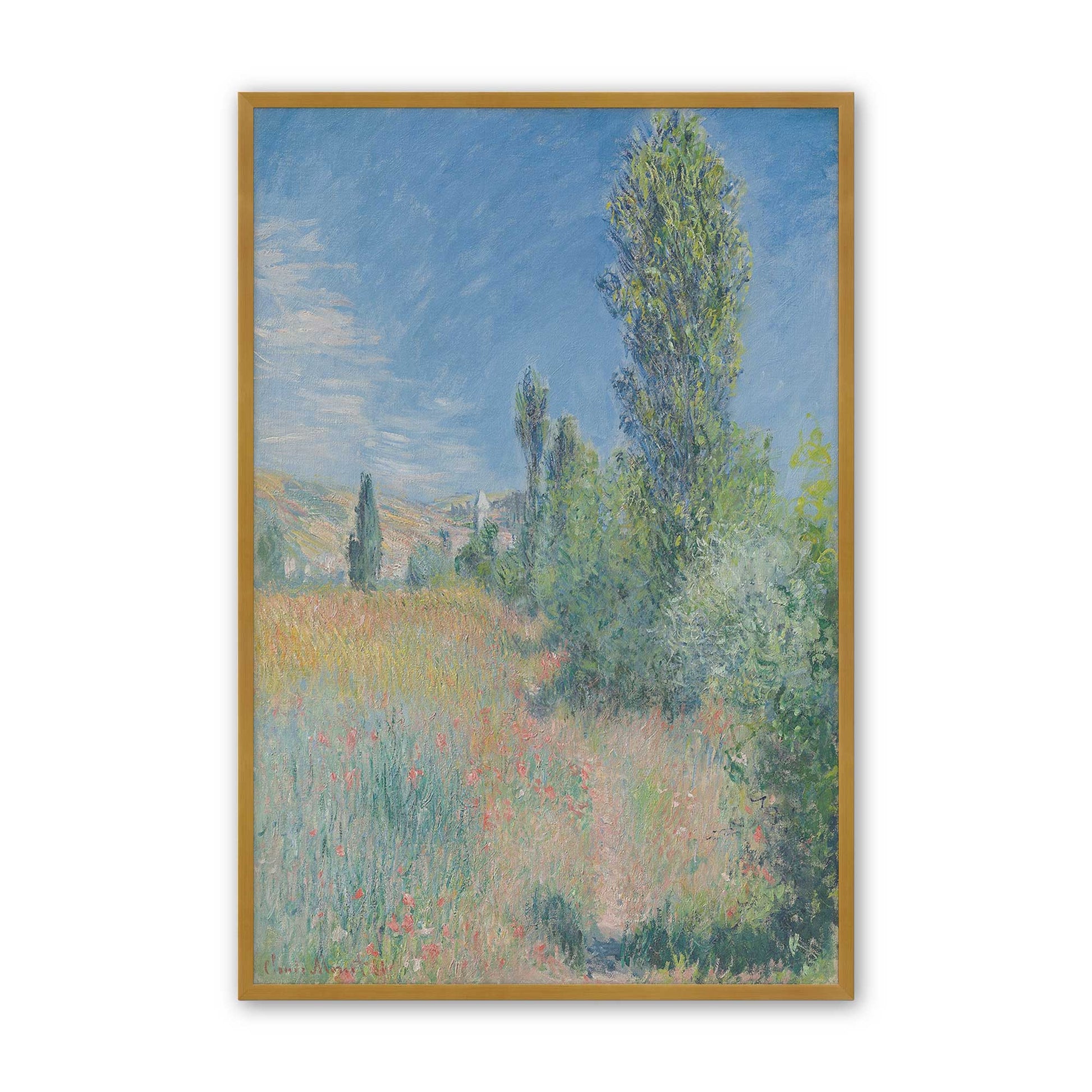 [Color:Polished Gold], Picture of art in a Polished Gold frame