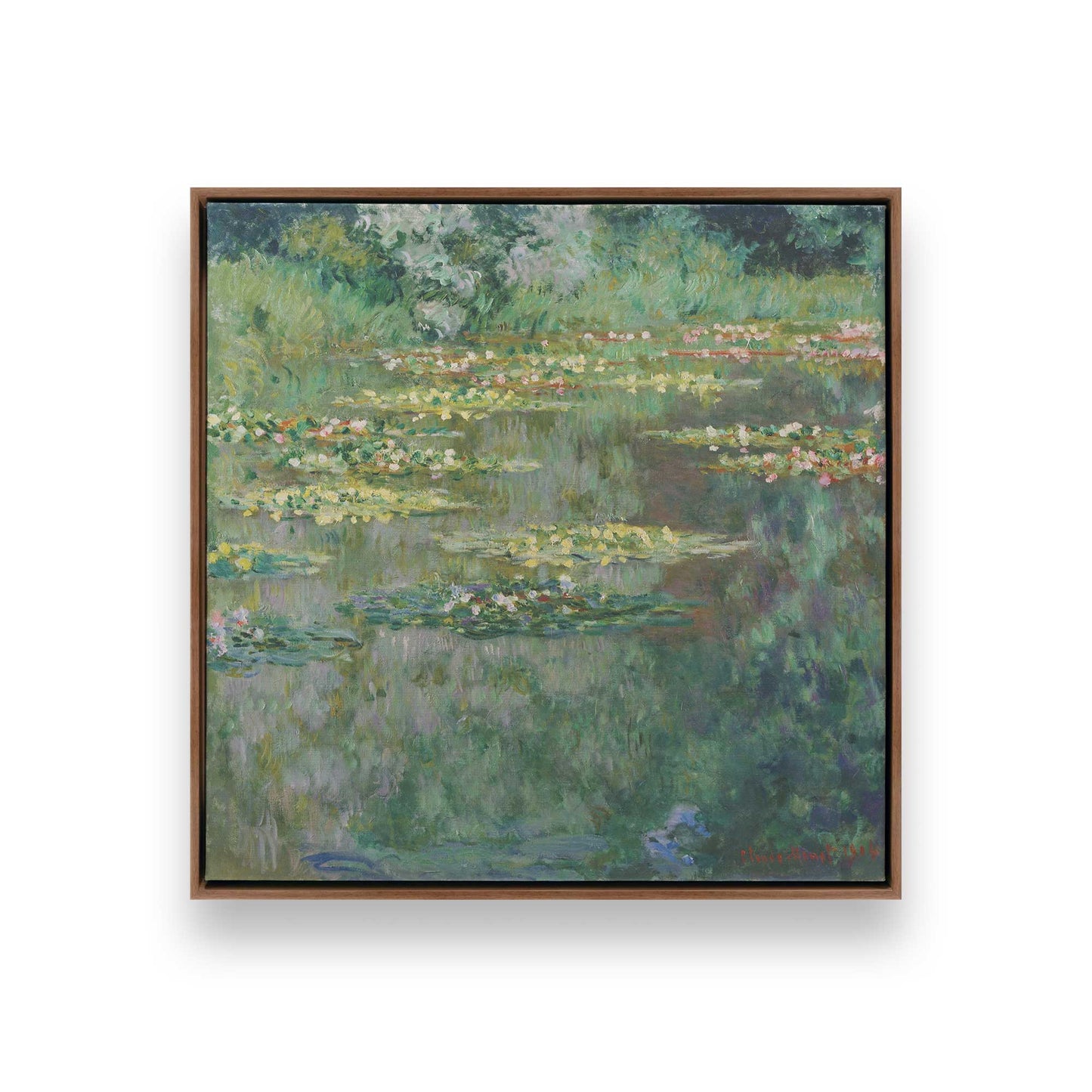 [Color:Walnut], Picture of art in a Walnut frame