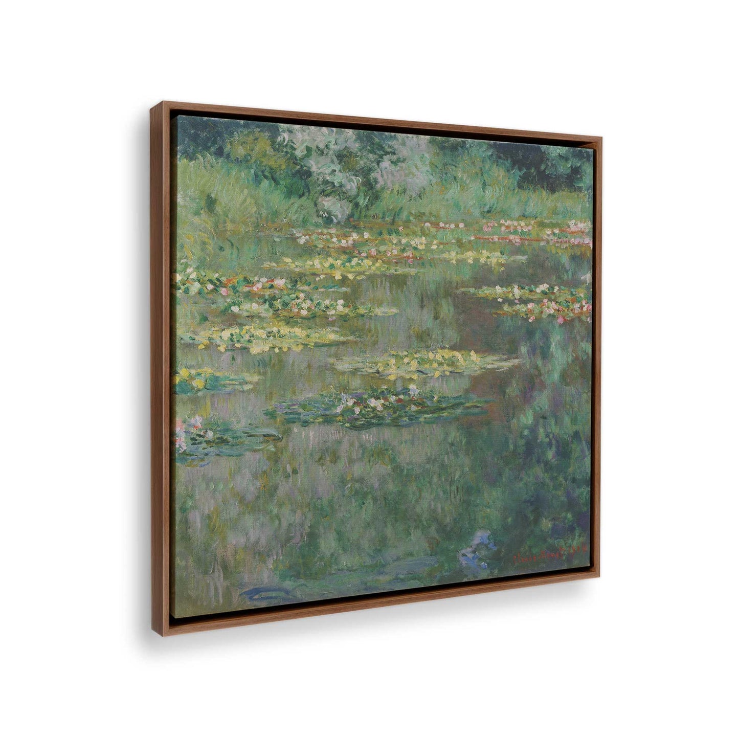 [Color:Walnut], Picture of the corner of the art