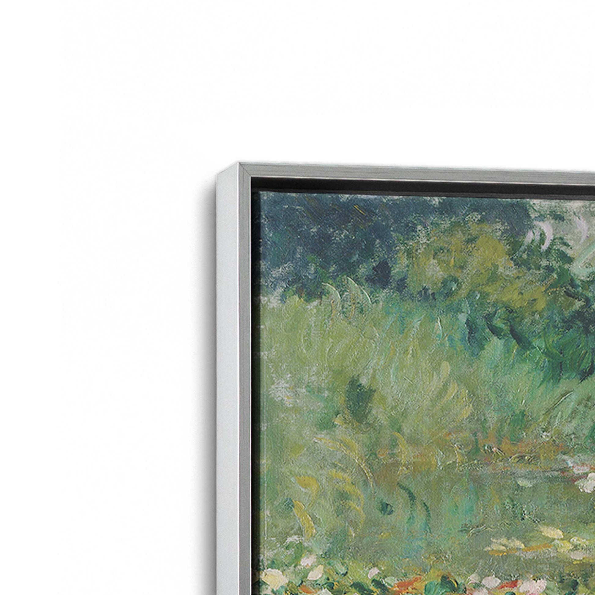 [Color:Polished Chrome], Picture of art in a Polished Chrome frame at an angle