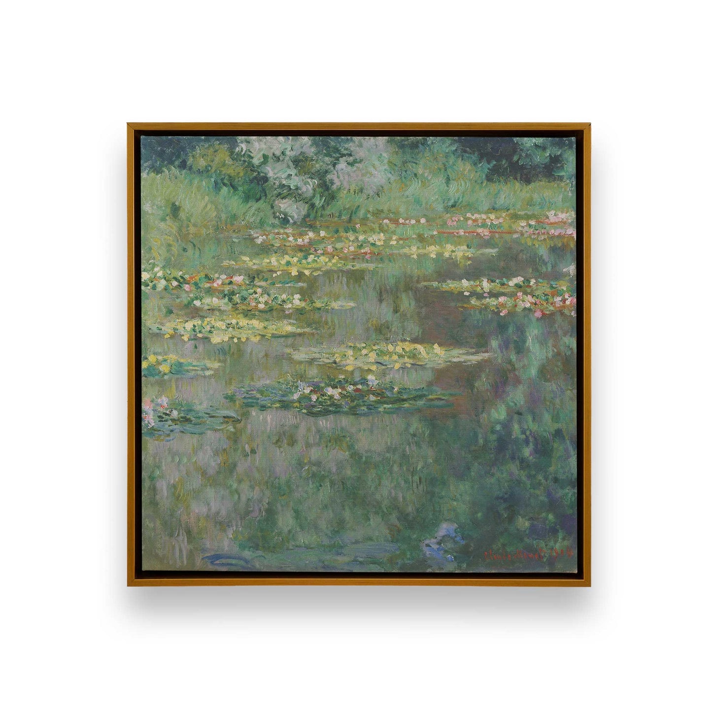 [Color:Polished Gold], Picture of art in a Polished Gold frame